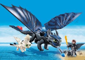 Playmobil 70037 Hiccup and Toothless with Baby Dragon