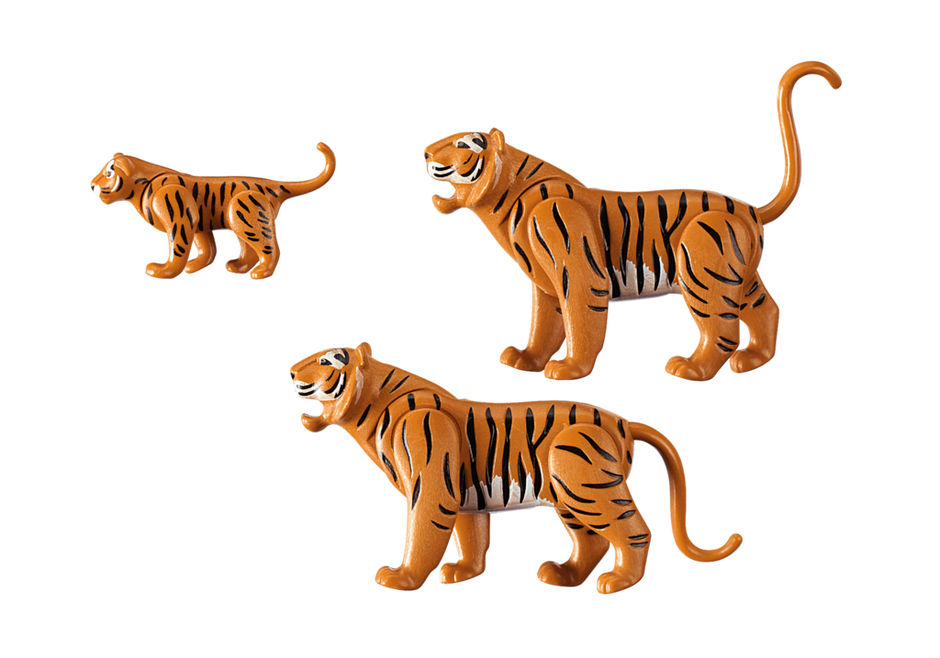 Details about   Playmobil Tiger Family Building Set 6645 NEW Animal tigers Zoo Animals Jungle 