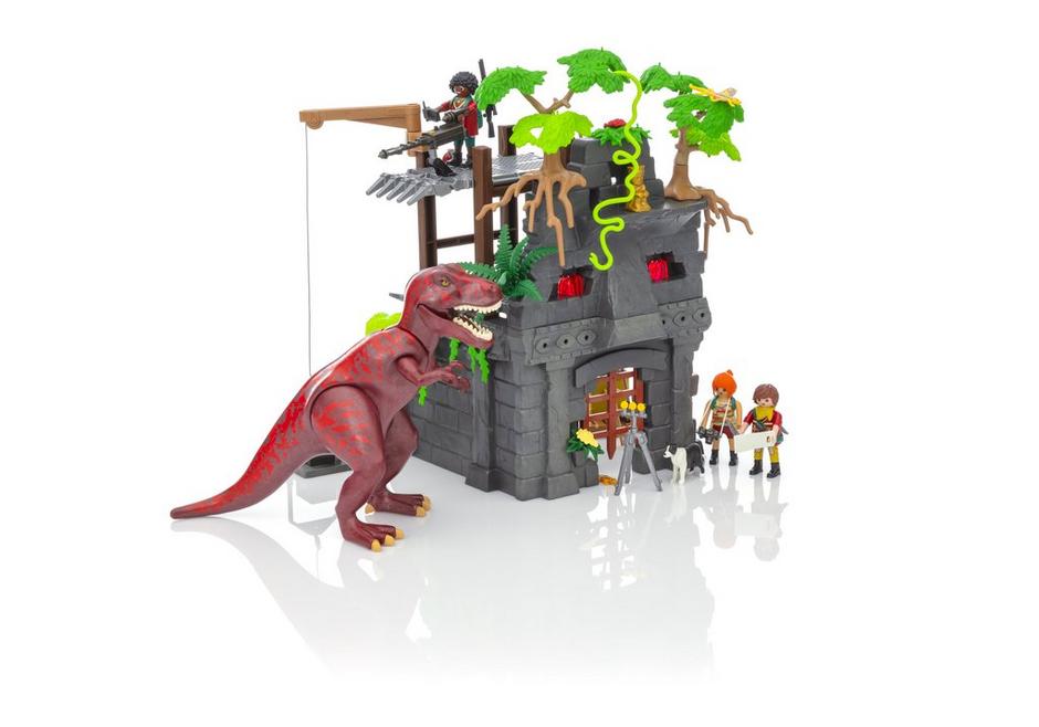 emne tyktflydende konsol Playmobil – Dinos Dinosaurs – 9429 Hidden Temple with T-Rex – Kids Time