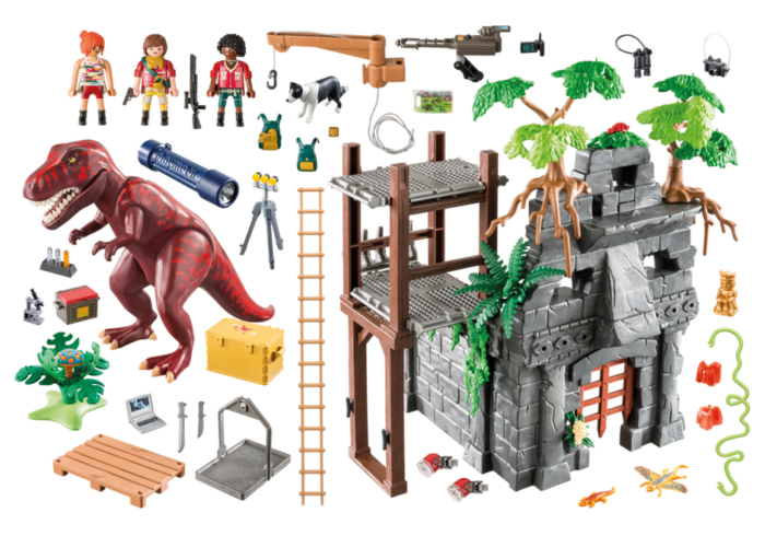 Playmobil – Dinos Dinosaurs – 9429 Hidden Temple with T-Rex – Kids Time