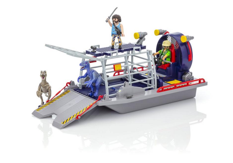 – Dinos Dinosaurs – 9433 Enemy Airboat with Raptors – Kids Time