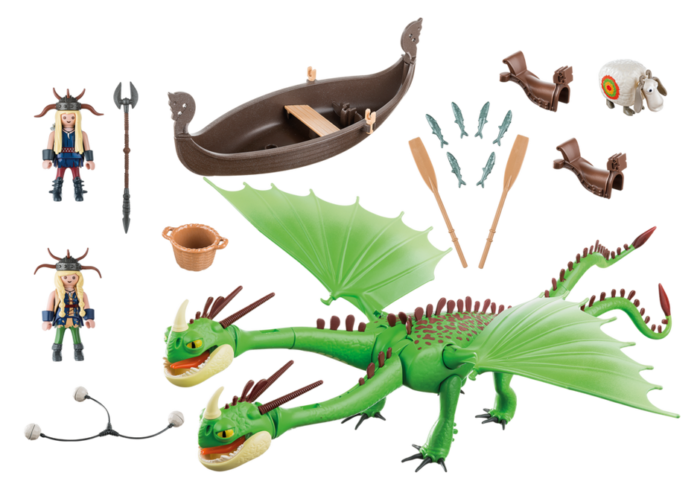 ENSEMBLE DE JEU Playmobil DreamWorks Dragons 9461 Gobber The Belch avec
