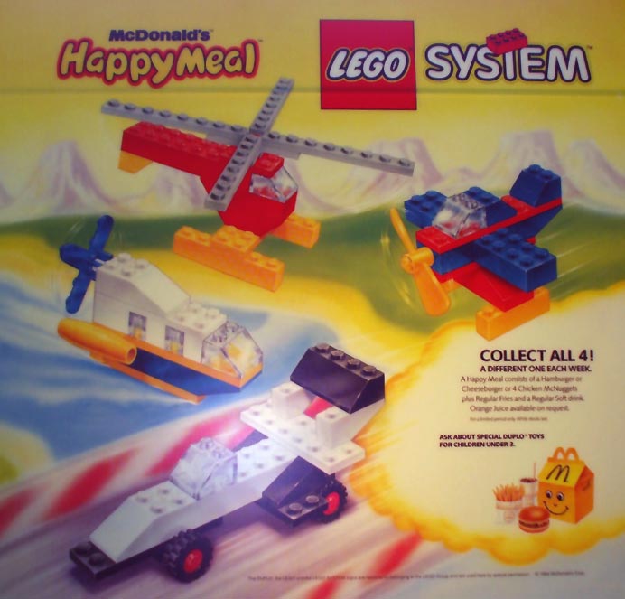 hektar For tidlig Gammel mand McDonald's Happy Meal Toys 1989 Lego Motion – Kids Time
