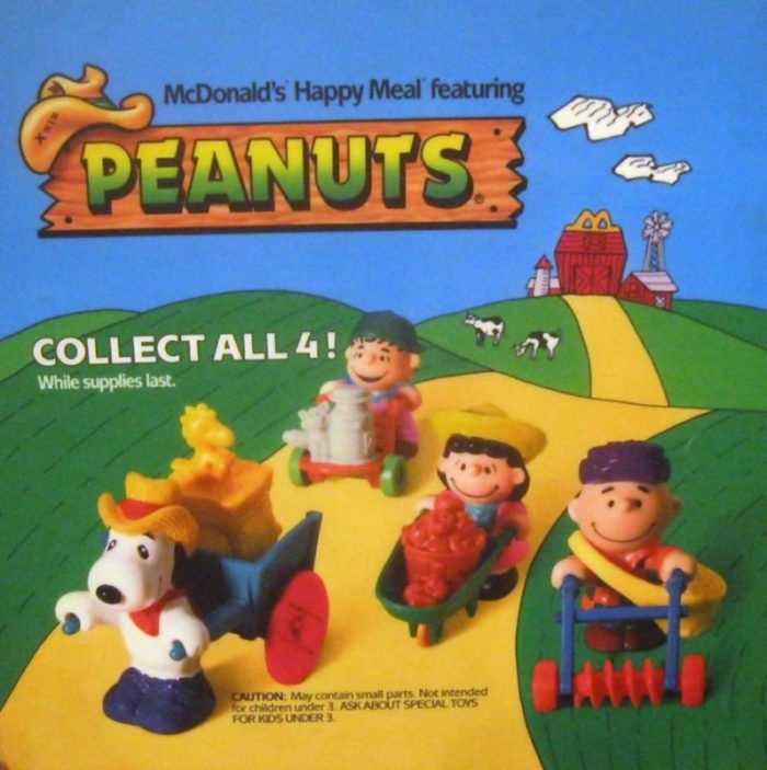 mcdonald's peanuts toys