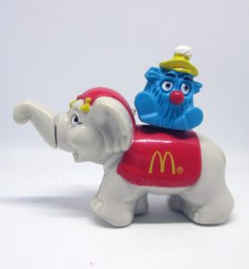 Details about   McDonald's 1989 CIRCUS PARADE McDonaldland Elephant Trainer FRY GUY Meal Toy MIP 