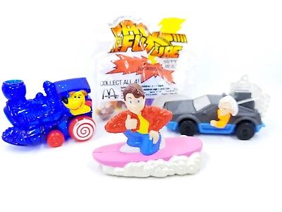 1991 Mcdonalds Back to the Future Happy Meal Toys Complete Set 