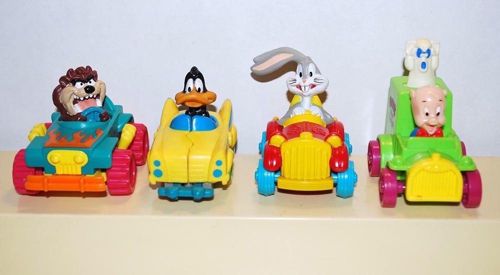 Details about   MIP McD McDonald's LOONEY TUNES 1992 QUACK-UP Cars DAFFY in SPLITTIN' SPORTSTER 