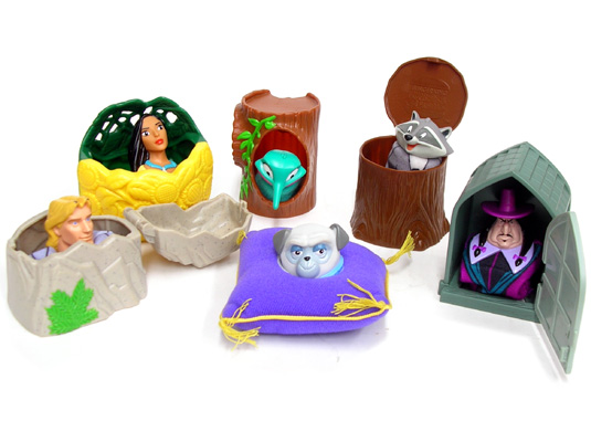 MIP Details about   Burger King 1996 Disney's  Pocahontas  Finger Puppets Complete Set 
