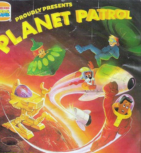 New Sealed 1997 Planet Patrol J.D 's Shuttle Launch Burger King Kids Meal 
