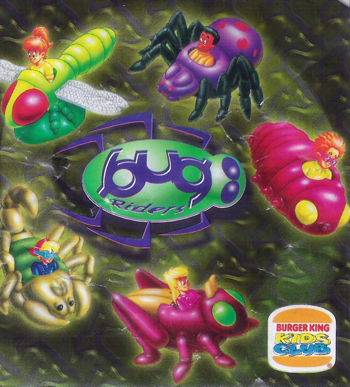Snaps Cricket BK 1998 Bug Riders Burger King Toy 