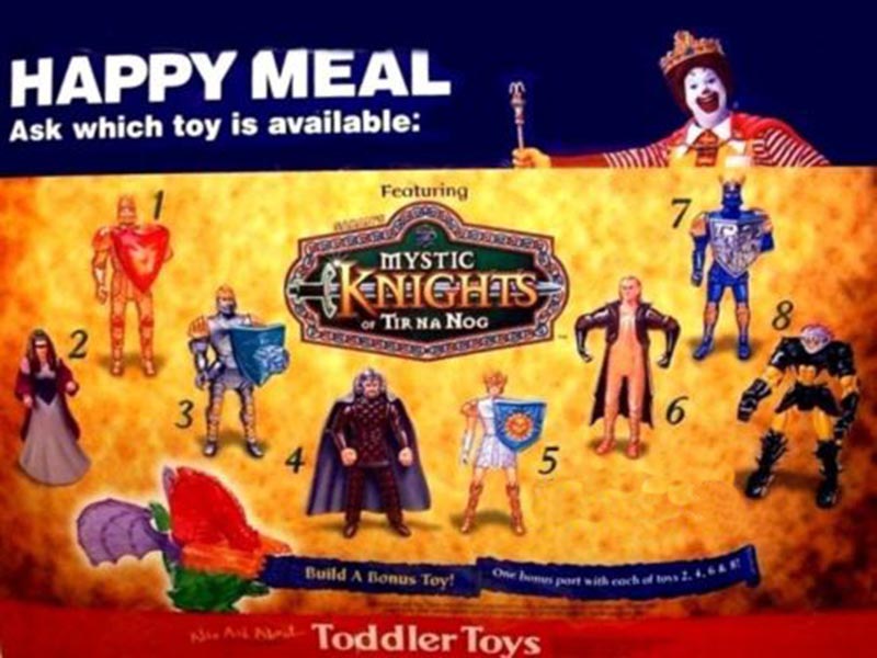 Details about   1999 McDonald's Happy Meal Saban's Mystic Knights of Tirna Nog Lugad MIP C10! 