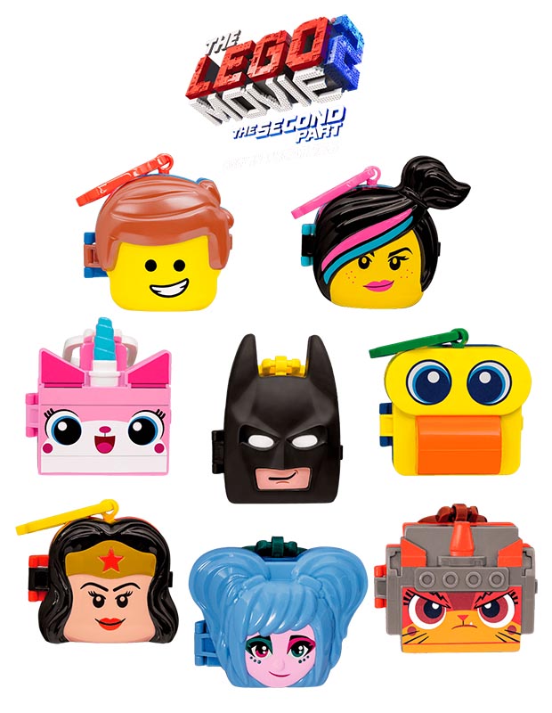 Mcdonalds 2017 Batman Lego Toys Cups Mask UK Happy Meal 