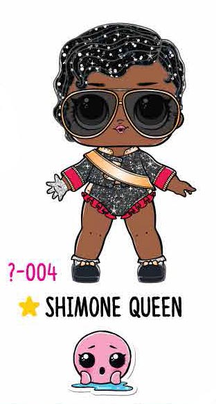 LOL Surprise HairGoals Shimone Queen Doll S5 Makeover big sister figure toy gift 