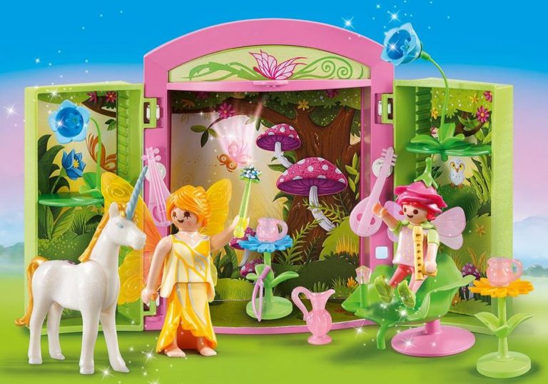 playmobil fairy with deer