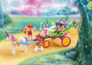 Playmobil - Fairies - 9823 Children Fairies with Unicorn Carriage