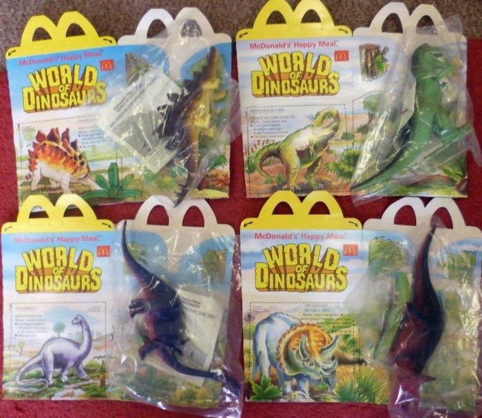 McDonald’s Happy Meal Toys 1993 – World of Dinosaurs – Kids Time