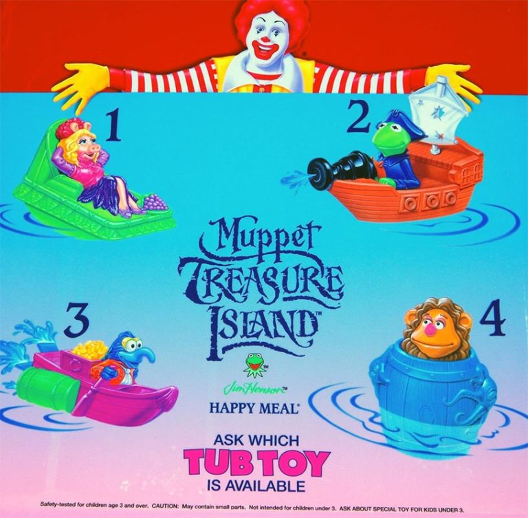 muppet treasure island happy meal toys