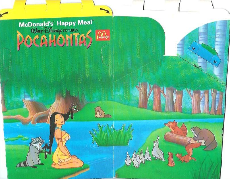 McDonald's Pocahontas mit Boot 1995