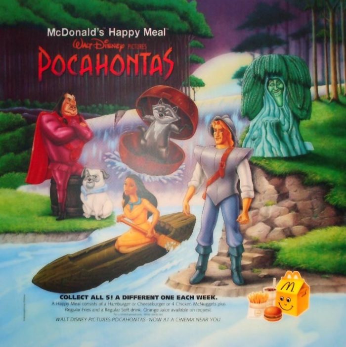 pocahontas toys 90s