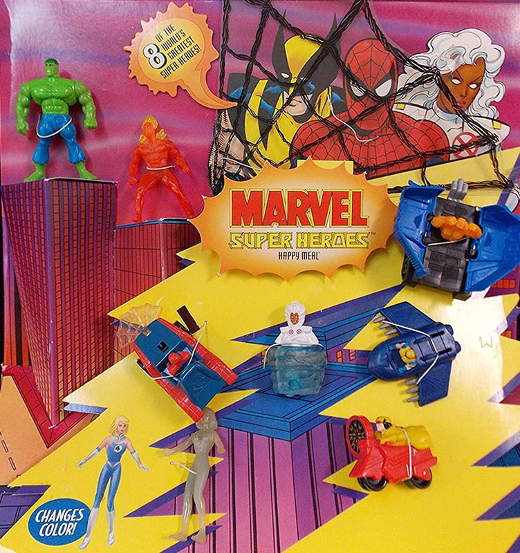 mcdonalds superhero toys