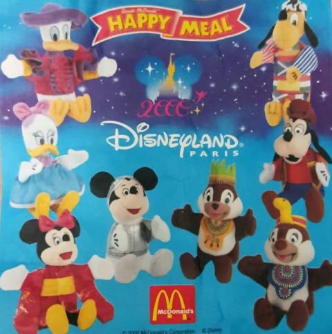 MIP Sealed #37 Disneyland Paris Chip & Dale MCDONALDS 2000 