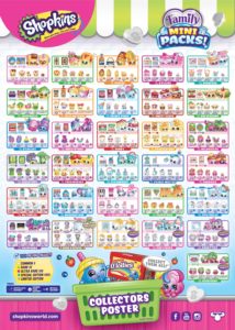 Shopkins Season 11 Family Mini Packs Collector Guide List Checklist