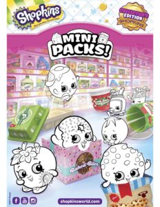 Shopkins Mini Packs Coloring Sheet 2