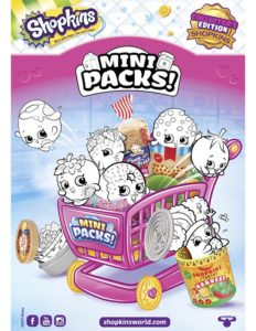 Shopkins Mini Packs Coloring Sheet 1