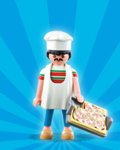 Playmobil Figures Series 1 Boys - Pizza Baker