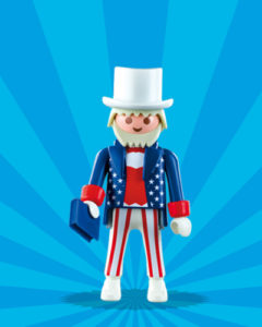Playmobil Figures Series 1 Boys - Uncle Sam