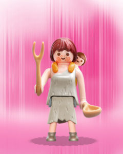 Playmobil Figures Series 1 Girls - Cave Woman