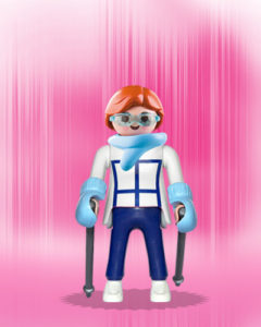 Playmobil Figures Series 1 Girls - Ski Girl