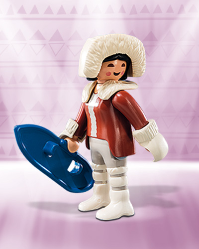 Playmobil Series 10 Eskimo Lady Figure 