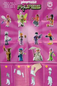 Playmobil Figures Series 12 Girls List Checklist Collector Guide Insert