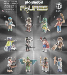Playmobil Figures Series 13 Boys List Checklist Collector Guide Insert