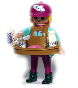 Playmobil Figures Series 14 Girls - Snack Vendor