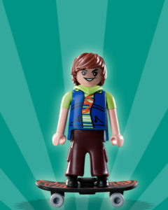 Playmobil Figures Series 2 Boys - Skateboarder