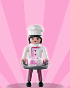 Playmobil Figures Series 3 Girls - Cook
