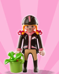 Playmobil Figures Series 3 Girls - Horse Trainer