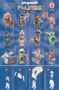Playmobil Figures Series 6 Boys List Checklist Collector Guide Insert