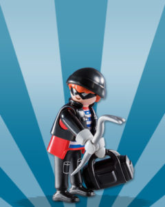 Playmobil Figures Series 8 Boys - Burglar with Crowbar