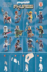 Playmobil Figures Series 8 Boys List Checklist Collector Guide Insert