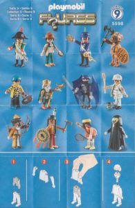 Playmobil Figures Series 9 Boys List Checklist Collector Guide Insert
