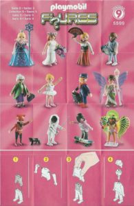 Playmobil Figures Series 9 Girls List Checklist Collector Guide Insert