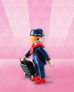 Playmobil Figures Series 9 Girls - Stewardess