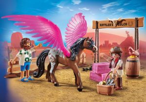 70074 PLAYMOBIL:THE MOVIE Marla and Del with Flying Horse