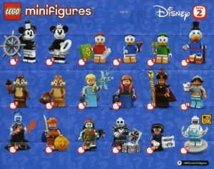 Lego Minifigures Sets The Disney Series 2 List Checklist Insert Collectors Guide
