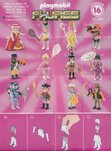 Playmobil Figures Series 16 Girls List Checklist Collector Guide Insert