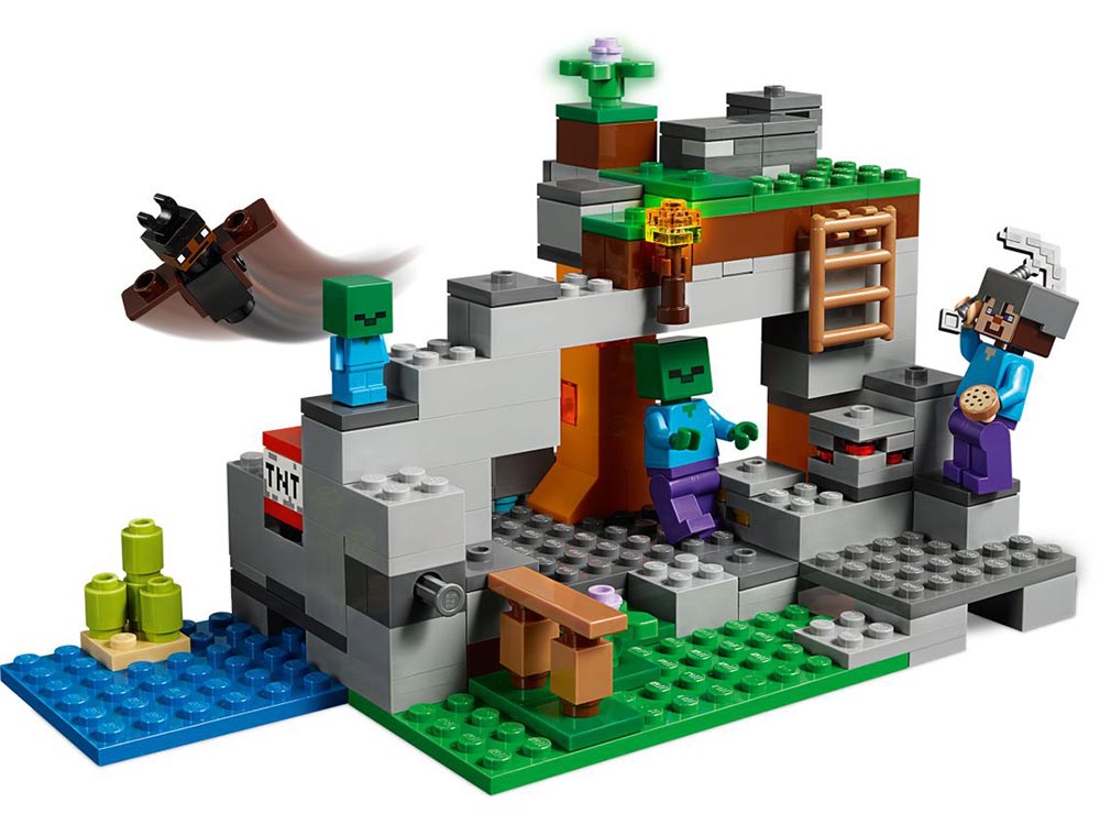 LEGO® MINECRAFT Products The Zombie Cave – 21141 – Kids Time