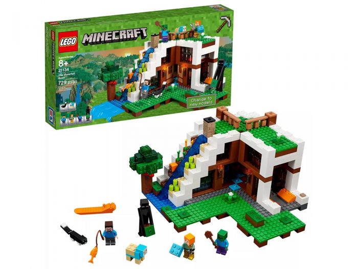 LEGO® Minecraft The Waterfall Base 21134 – Kids Time